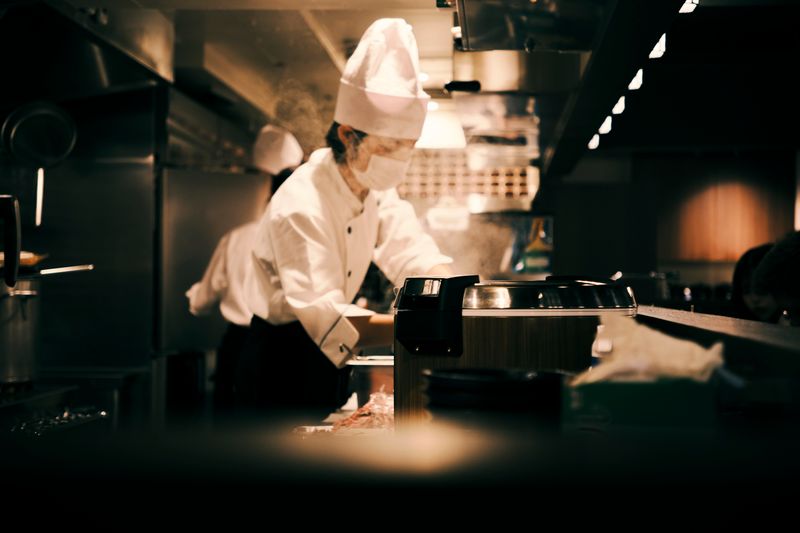 Giordanos pastry chef crafting handmade desserts in the kitchen